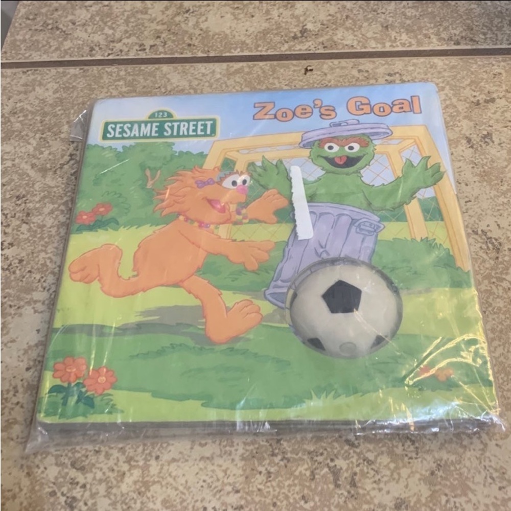 Sesame Street " BathTime, ZOE'S GOAL, Bubble Book, Infant, Fun